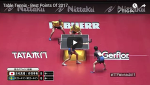 Best Table Tennis Points of 2017
