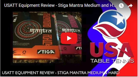 USATT STIGA Mantra Review