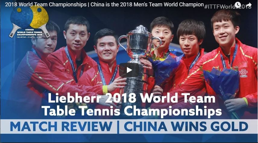 2018 World Team Championships | China is the 2018 Men's Team World Champion
