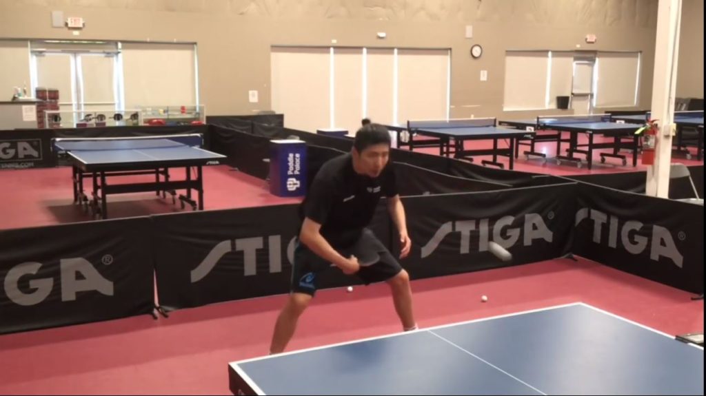 Paddle Palace Pro Table Tennis Tips BH Loop Against Topspin Paddle