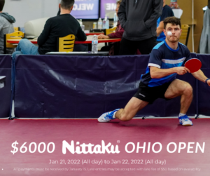 2022 Nittaku Ohio Open
