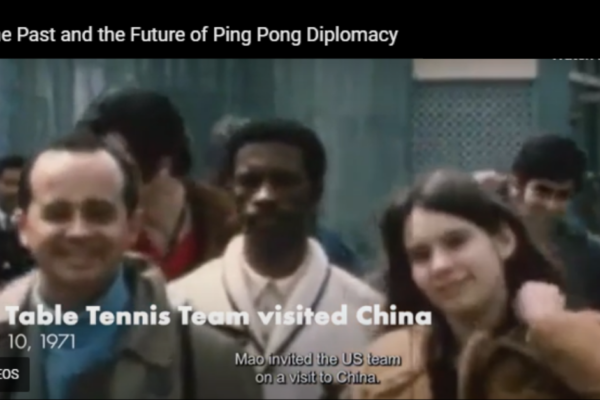 U.S.-China Pingpong Diplomacy, 50 Years Later : NPR