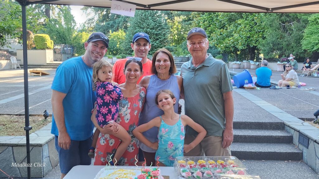 udy with family and close friends celebrating her 70th at the Pickleball Pad.
